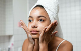 Skincare routine for women