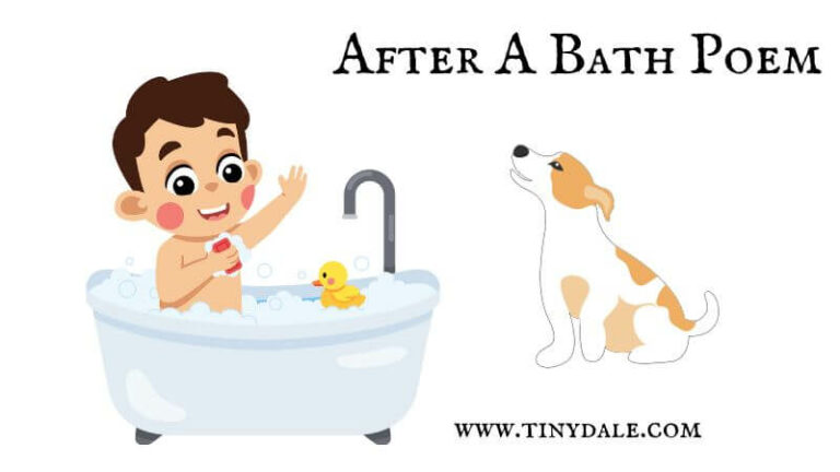 After A Bath Poem (English - Marigold, Grade 1, CBSE)