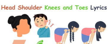 head shoulder knees and toes lyrics