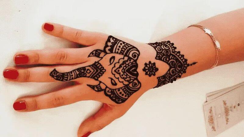 animal mehendi