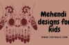 mehndi designs for kids