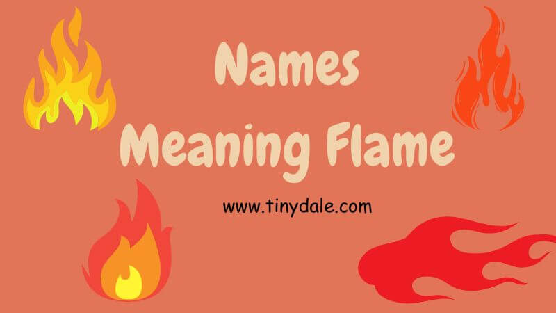 names that mean flame